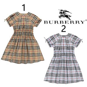 ★大人OK★バーバリー 偽物 ダウン キッズ BURBERRY　フリルパネル　ヴィンテージワンピース