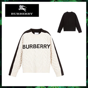 【大人もOK】Burberry バーバリー ウール セーター パロディ