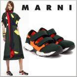 2015SS★雑誌多数掲載！ Marni ベルクロ ストラップ スニーカー