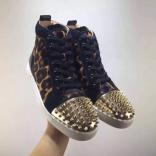 16新作 Christian Louboutin クリスチャン ルブタンコピー  レオパードストーンスニーカー 1150109M154