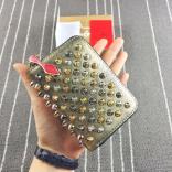 ★2016SS★【クリスチャン ルブタン コピー Christian Louboutin】Panettone コインケース (Platine)