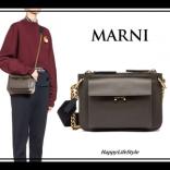 2016SS 都会感☆MARNI マルニ バッグコピー マット レザー チェーン バッグ☆MARNI