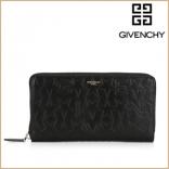 【2017新品】GIVENCHY ジバンシィスーパーコピー Logo Embossed ジップ長財布