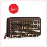 2017AW新作 Christian Louboutin ルブタンスーパーコピー 財布 ★Panettone レッドラインxマルチスパイク