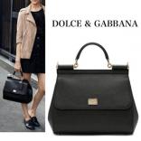 2017新作 SICILY DOLCE & GABBANA ドルチェ&ガッバーナ コピー バッグ DAUPHINEレザー ラージサイズ BB6235A100180999