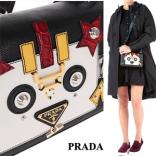 2017新作! PRADA プラダスーパーコピー カーフレザー ロボット ショルダーバッグ 1BD055VY102EJL_F0N12