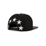 2020最新/限定 ジバンシィコピー GIVENCHY Flat Flat-Bill Star Hat / Cap / Black Cap キャップ ハット ジバンシー 星柄 スター