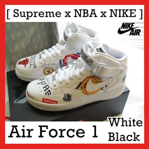 ​シュプリーム エアフォース1 偽物 シュプリーム スニーカー ナイキ 偽物★20SS ナイキ x NBA Air Force 1 AQ8017-100