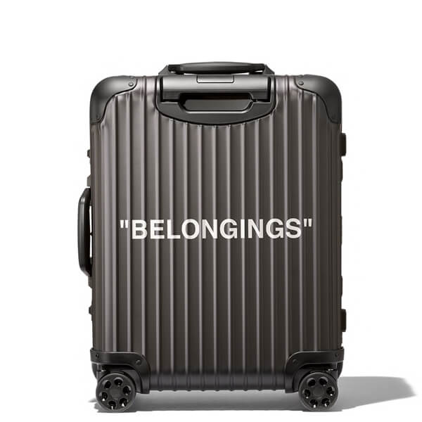 【2020大人気】Off White x RIMOWA リモワ オフ ホワイト 偽物 スーツケース コラボ キャリーバッグ/ BLACK