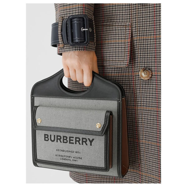 ☆★BURBERRY★☆バーバリー ポケットバッグ コピー ミニトライトーン