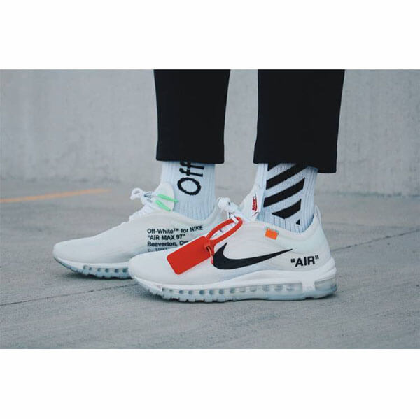 ナイキ オフ ホワイト スニーカー コピー ナイキ ランニングシューズ OFF-WHITE x ナイキ Air Max 97 OG 'The Ten WHITE' 2017 AW FW 17