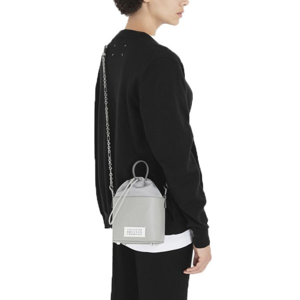 メゾン マルジェラ バッグ コピー 20AW新作★Maison Margiela 2way レザー バケットバッグ S61WG0035P0396H7736