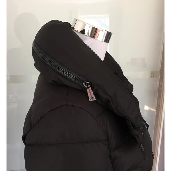 モンクレール 偽物☆MONCLER☆ 大人気ロングダウンコート・FLAMMETTE♪ ブラック