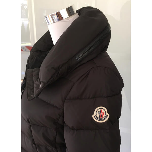 モンクレール 偽物☆MONCLER☆ 大人気ロングダウンコート・FLAMMETTE♪ ブラック