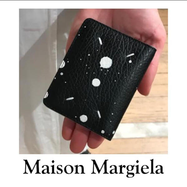 マルジェラ 財布 コピー Maison Margiela メゾンマルジェラ ペイント キーリング 財布 S56UI0128P3169