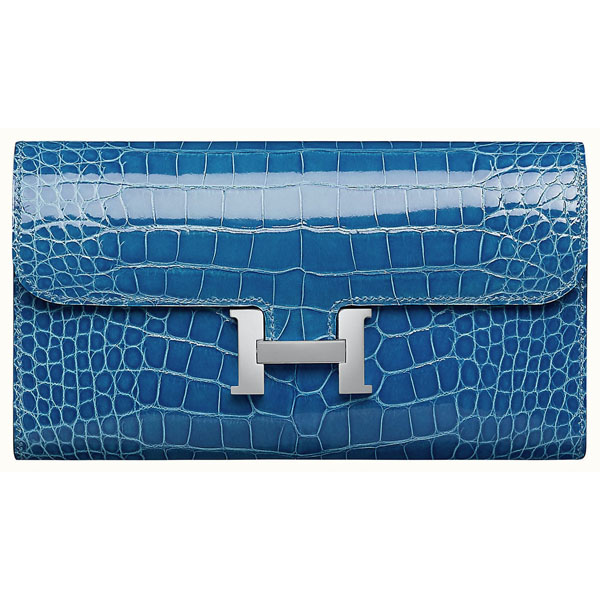 エルメス 財布 偽物 クロコダイル*多色展開*◆Hermes◆大人リュクス☆ロングウォレット Constance H063623CD89