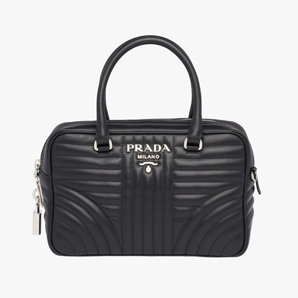 プラダ ダイアグラム 偽物 PRADA【入手困難】大人気 ダイアグラム レザーハンドバッグ 全色 1BB113_2D91_F0009_V_MOI