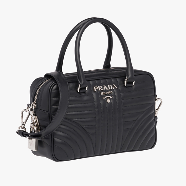 プラダ ダイアグラム 偽物 PRADA【入手困難】大人気 ダイアグラム レザーハンドバッグ 全色 1BB113_2D91_F0009_V_MOI