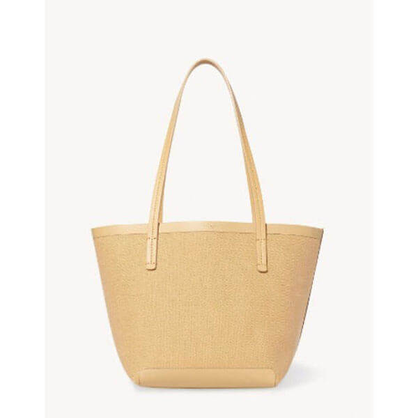 THE ROW バッグ コピー Mini Park Tote キャンパス レザー トート