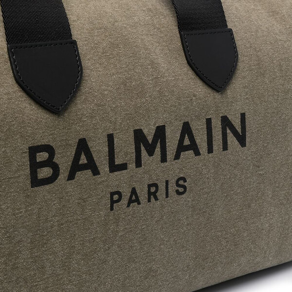 バルマン バッグ 偽物 Balmain ロゴ ボストンバッグ