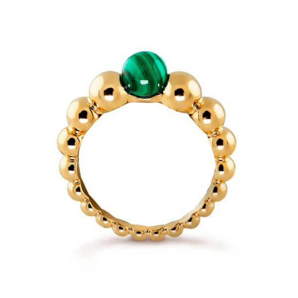 Van Cleef & Arpels /ヴァンクリーフ＆アーペル コピー Perlee couleurs variation ring Malachite VCARO5M200