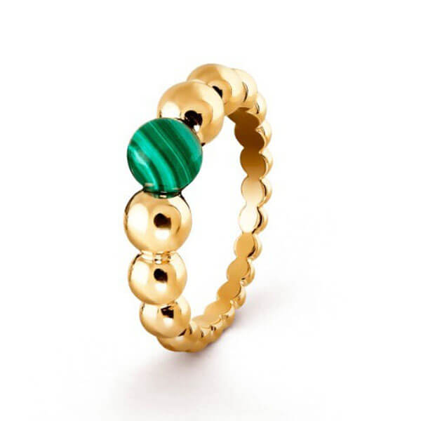 Van Cleef & Arpels /ヴァンクリーフ＆アーペル コピー Perlee couleurs variation ring Malachite VCARO5M200