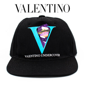 ヴァレンティノ x UNDERCOVER V FACE UFO ヴァレンティノ キャップ コピー ロゴ UNISEX SY0HDA10CEU 0NO