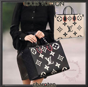 入手困難★ルイヴィトン オンザゴー コピー GM★モノグラムクラフティ​ ブランドバッグ 偽物​ ON THE GO LV CRAFTY EMPREINTE