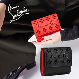 クリスチャン ルブタン 財布 コピー CHRISTIAN LOUBOUTIN■Loubifold Wallet三つ折り財布