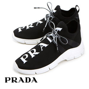 プラダ スニーカー 偽物 PRADA プラダ ニットファブリック スニーカー 4E3492 3V98 F0967