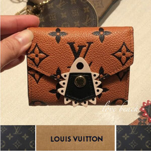 ルイ ヴィトン 財布 偽物 希少★ ★新作 LV ミニ財布 ポルトフォイユゾエ LV Crafty Zoe Wallet M69511