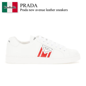 プラダ スニーカー コピー Prada レザー スニーカー 4E35443L8U