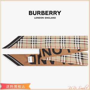 Burberry バーバリー ネクタイ 偽物 チェック スキニー シルク スカーフ