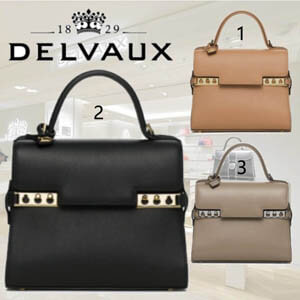 デルボー バッグ 偽物 タンペート【3色展開】DELVAUX★テンペテ スモールin Supple Calf★2way