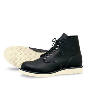 レッドウイング ブーツ コピー レッドウィング 8165 偽物[RED WING] ROUND TOE 8165 BLACK CHROME