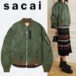 SACAI MA-1 サカイ ジャケット 偽物 オーバーサイズ ボンバージャケット