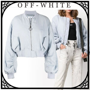 オフホワイト 偽物 ジャケット Off-White MA-1日本未入荷 クロップド ボンバージャケット OWEA200S20FAB0024001