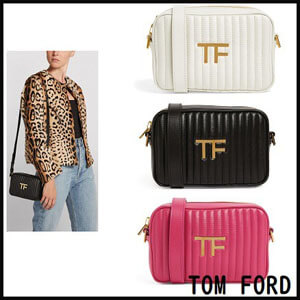 トムフォード ショルダーバッグ コピー TOM FORD レザー TF カメラ ショルダーバッグ