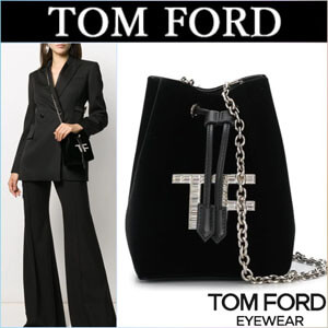 トムフォード バケットバッグ 偽物☆新作☆TOM FORD☆ベルベット