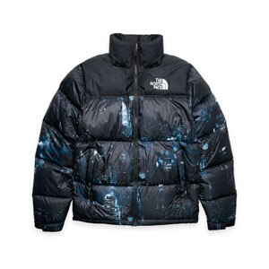 ヌプシ 偽物 ノースフェイス ダウンジャケット 偽物 Extra Butter × The North Face Nightcrawlers Nuptse Jacket