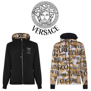 ヴェルサーチ ダウンジャケット コピー VERSACE☆リバーシブル フード付ブルゾン☆