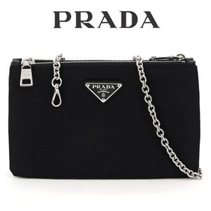 プラダ クラッチ バッグ 偽物 PRADA BORSA A TRACOLLA IN NYLON CON LOGO 1BP044 V OO1 2CKI F0002