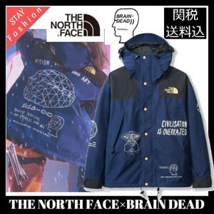 ノースフェイス コピー 超入手困難 限定 the north face 偽物 ｺﾗﾎﾞ激ﾚｱ!The North Face×Brain Dead マウンテンライトジャケット 偽物