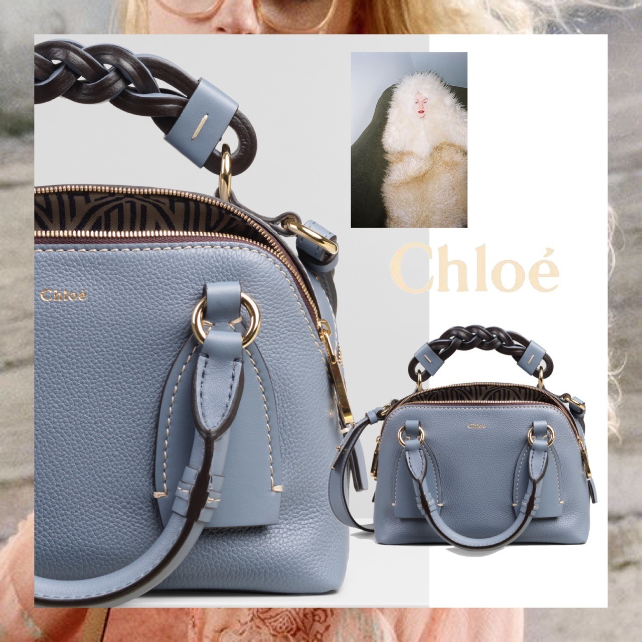 クロエ バッグ 偽物【人気】CHLOE クロエ ハンドバッグ ショルダーバッグ DARIA CHC20US361C62466