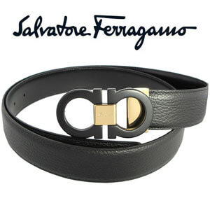 フェラガモ ベルト 偽物 Ferragamo メンズ リバーシブル