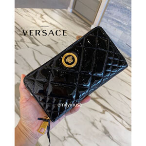 ヴェルサーチ 偽物 財布 VERSACE*Medusa head wallet