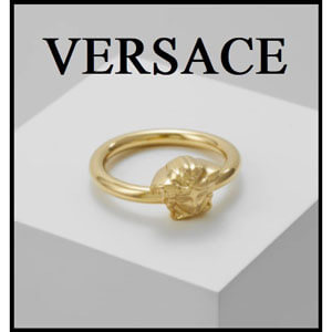 ヴェルサーチェ リング コピー【VERSACE】メドゥーサヘッド スタッド☆ピアス