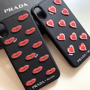 プラダ ケース コピー《PRADA》 I-PHONE X/XS ケース 1ZH036