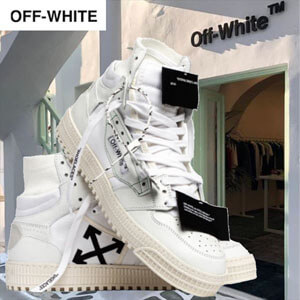 【OFF white スニーカー 偽物】20/21AW新作 OFF COURT 3.0 ハイトップ スニーカー