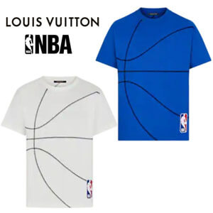 ルイヴィトン NBA コラボ コピー LV×NBA Tシャツ 注目コラボ☆ルイヴィトン☆エンブロイダリー 1A8H70